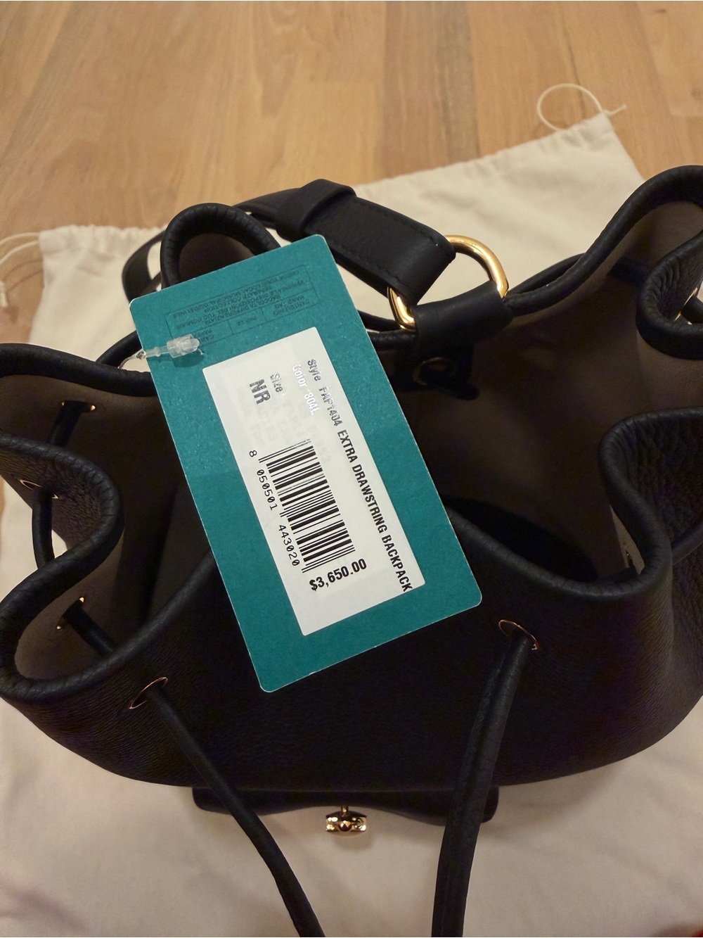 Loro Piana Extra Drawstring Backpack L27 - Picture 5 of 5